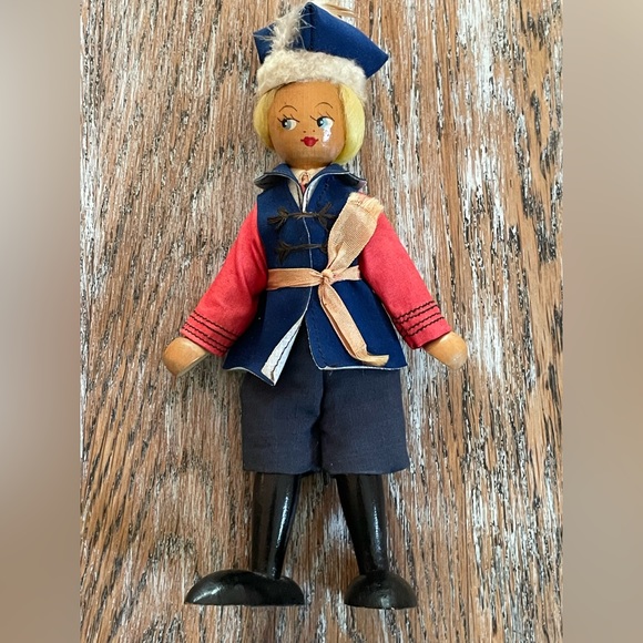 Vintage Wooden Polish Doll❤️🇵🇱 - Picture 8 of 8